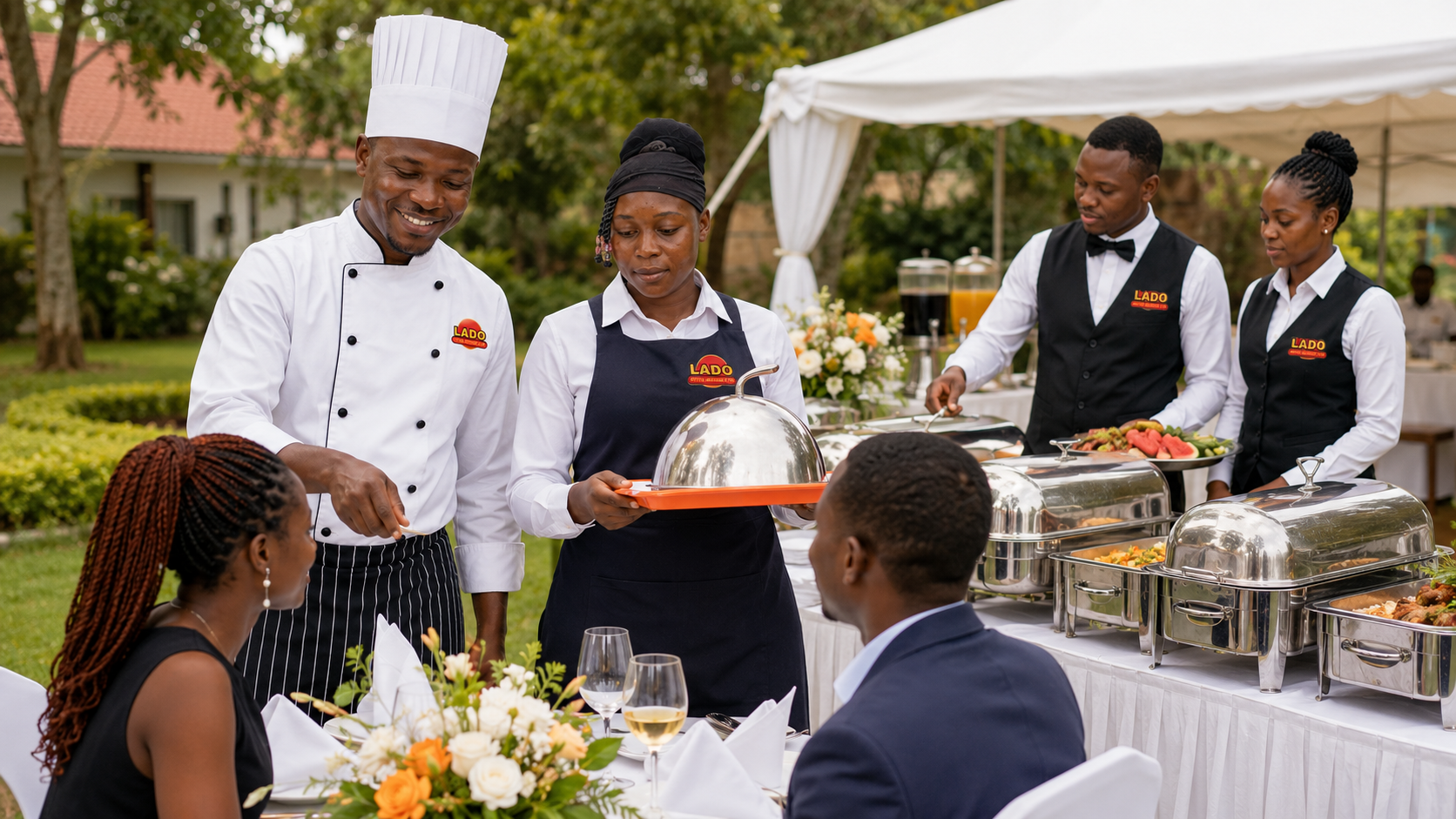 Lado Hotel Masindi outside catering services for weddings, meetings, workshops and private events